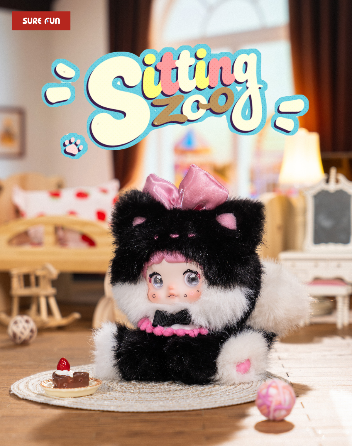 Nommi-Sitting Zoo Series Plush Blind Box