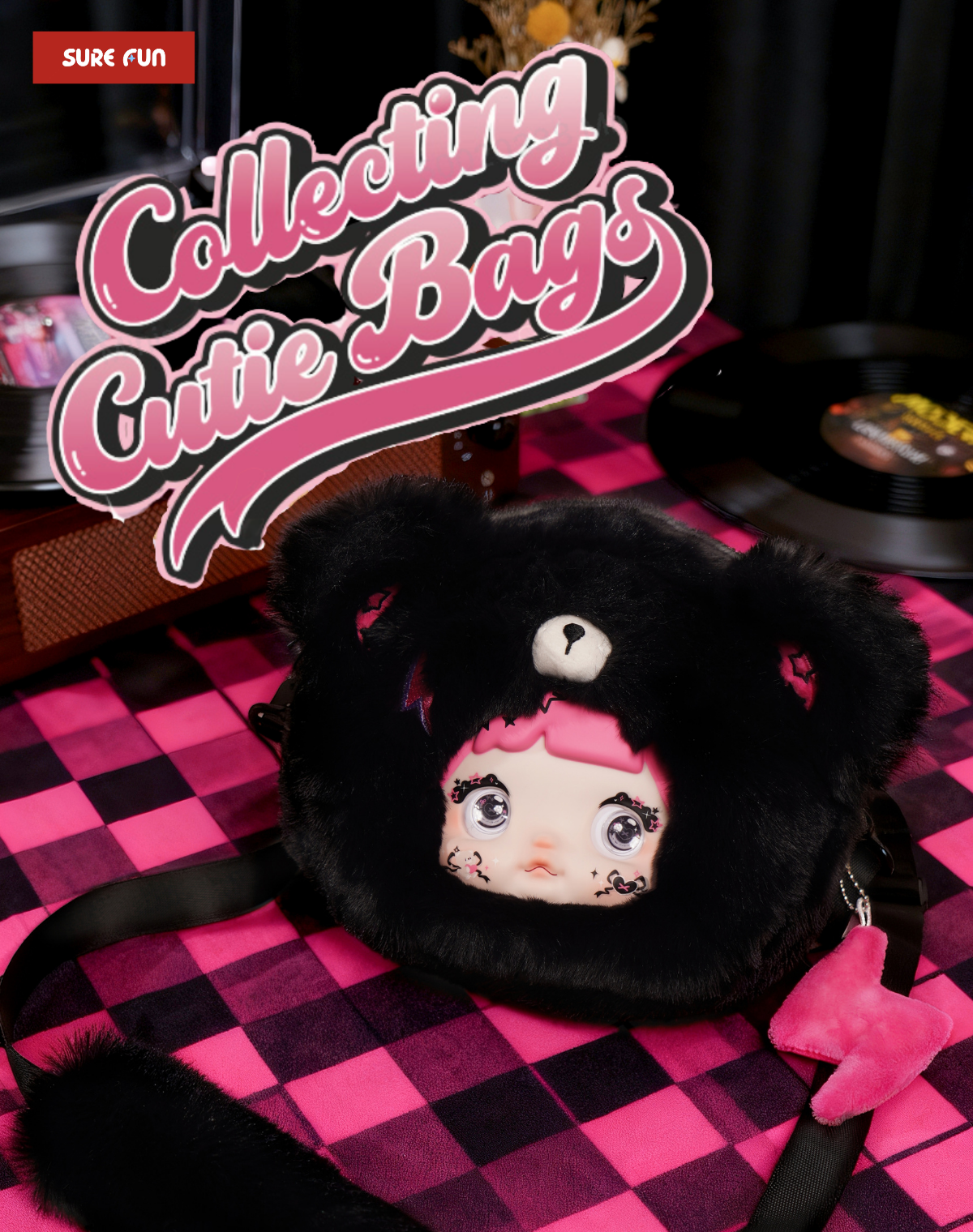 Nommi-Collecting Cutie Bags Series Plush Doll Blind Box