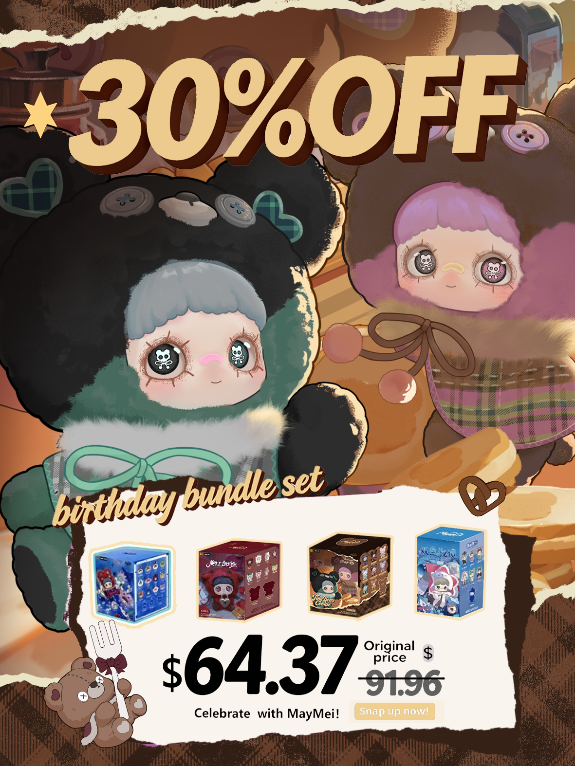 SUREFUN - MayMei Patchwork Journey Plush Blind Box Bundle