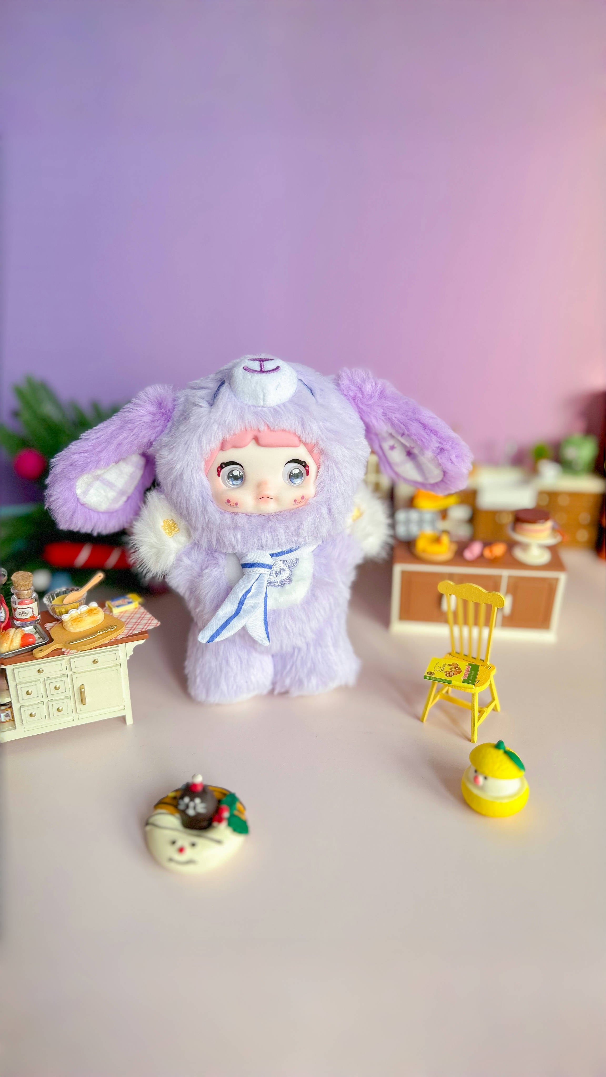 Nommi toptoy puppy diary 米宝 baby grape Nommi baby Series V4 Confirmed Blind Box Figure Plush Toy